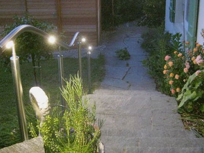 Flexo Gartenhandlauf mit Licht